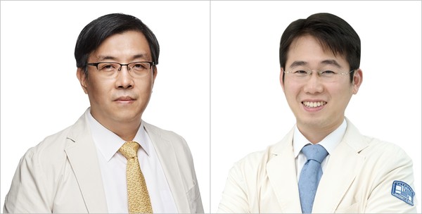 (왼쪽부터) 서울성모병원 이비인후과 김수환, 김도현 교수