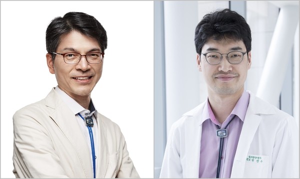 (왼쪽부터) 가톨릭대학교 서울성모병원 혈액병원 민창기, 박성수 교수