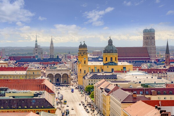 뮌헨 중심부에 위치한 LMU에서 시내 중심을 바라보는 풍경. 사진=LMU