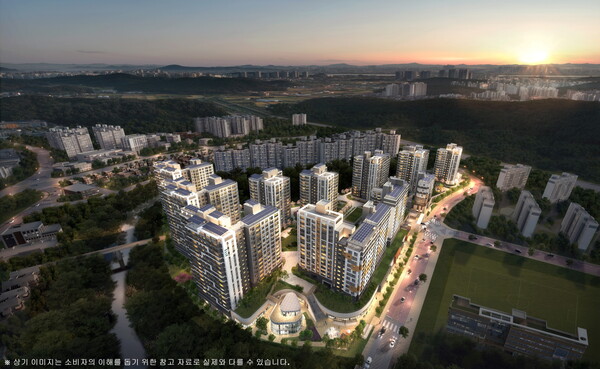 엘리프 검단 포레듀 반조감도. 사진=계룡건설