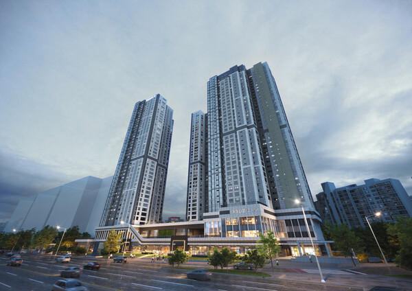 대우건설 ‘망포역 푸르지오 르마크’ 투시도. 사진=대우건설