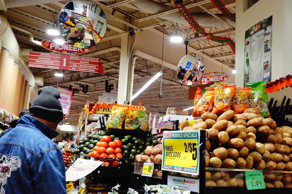 미국 뉴욕의 한 슈퍼마켓. 사진=연합뉴스