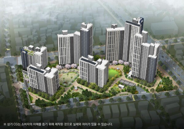 두산위브 더센트럴 수원 조감도. 사진=두산건설