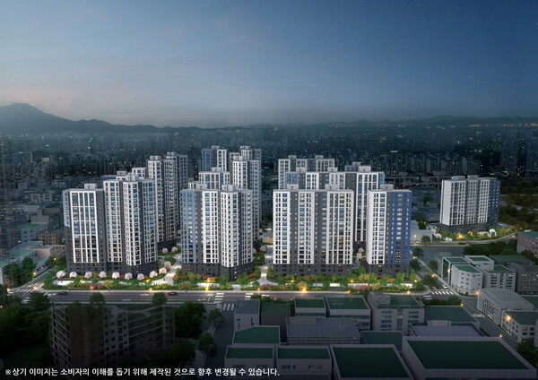 두산위브&수자인 부평 더퍼스트 투시도. 사진=두산건설