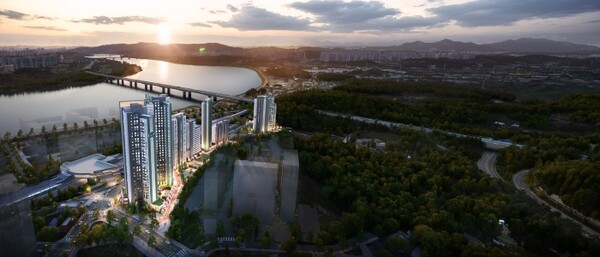 남양주 덕소4구역 재개발 조감도. 사진=계룡건설