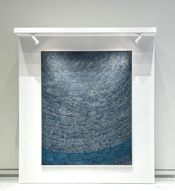 크리스티 뉴욕 20세기 이브닝 세일 하이라이트 전시에 출품되는 김환기 작가 작품. 사진=재단법인 환기재단, 환기미술관