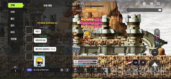 답답함을 느끼는 한 유저의 대화. 사진=인게임 화면 캡처