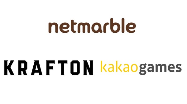 넷마블, 크래프톤, 카카오게임즈 CI. 사진=각사