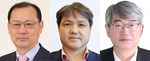 (왼쪽부터) 배인한 효성티앤씨 효성동나이법인장 부사장, 배용배 효성중공업 남통효성변압기유한공사 총경리 부사장, 박남용 효성중공업 건설PU장 부사장. 사진=효성그룹