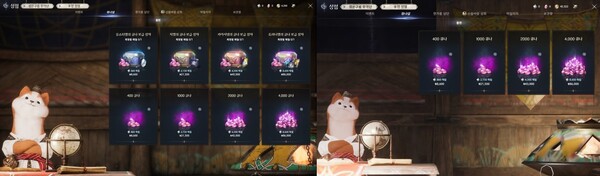 문제가 됐던 패키지는 지난 19일 임시 점검 이후 내려갔다. 사진=아이온2 인게임 캡쳐