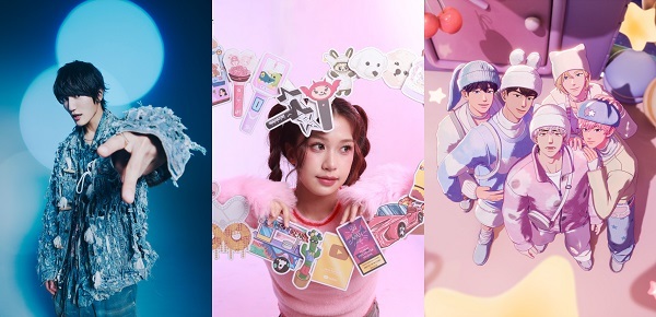 2025 서울콘 홍보대사: 왼쪽부터 잇세이, 아이린 수완디, 플레이브. 사진=서울경제진흥원