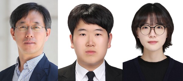 이한호 전기전자공학부 교수 연구팀. (왼쪽부터) 이한호 인하대 전기전자공학부 교수, 장윤성 석사과정 학생, 양슬비 석사과정 학생. 사진=인하대