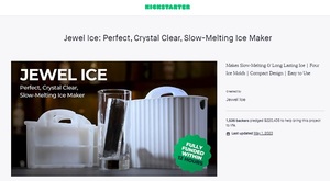 스타겟, 얼음 메이커 &apos;쥬얼아이스 메이커&apos; 킥스타터 펀딩 성공 - 뉴스 썸네일 이미지